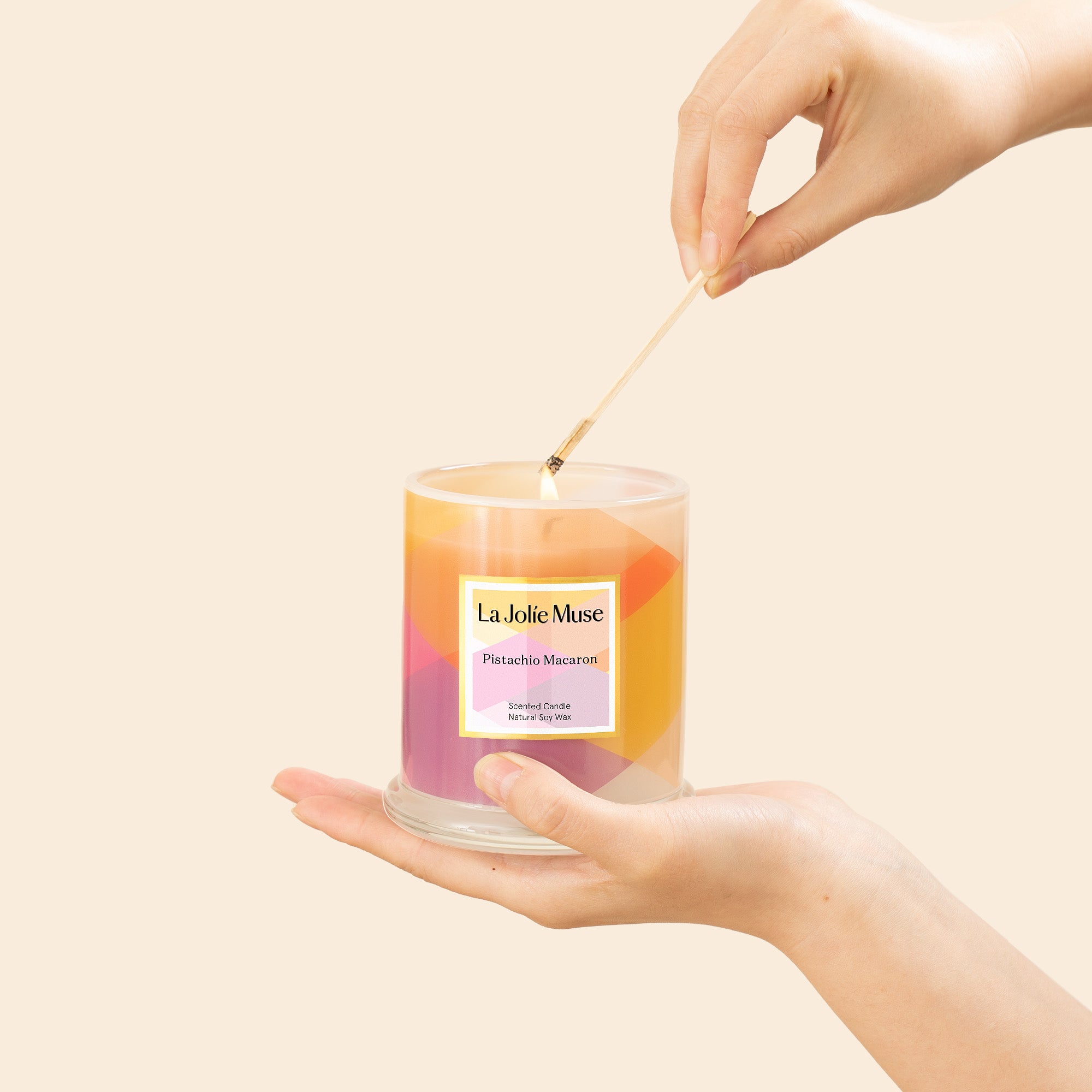 Roesia Zest - Pistachio Macaron 10oz Candle Candles 2_3_e4179430-b403-422a-bffe-5e345c47bb64 La Jolie Muse