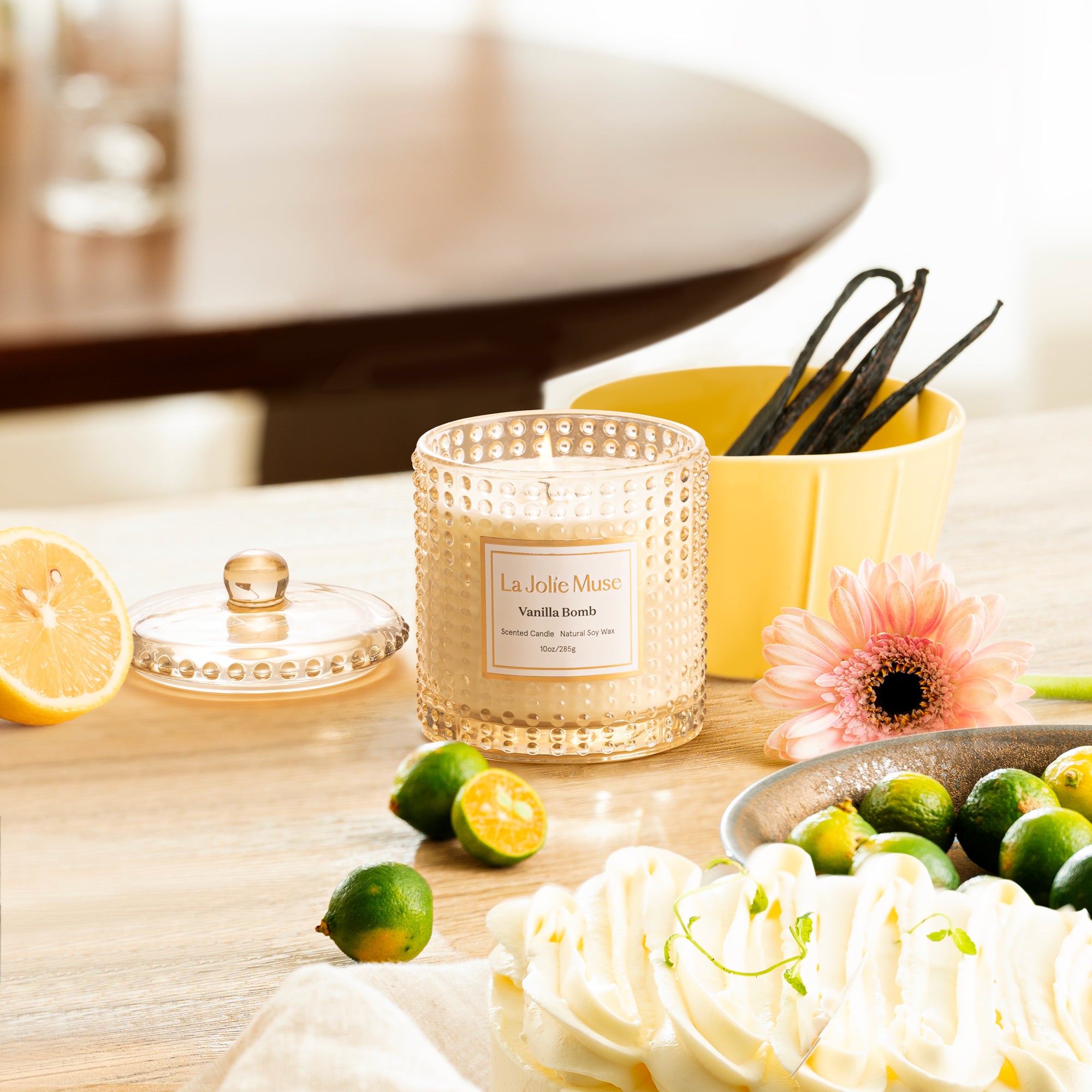 Marvella - Vanilla Bomb 10oz Candle Candles 3_11_5fcb5f92-1027-4ff2-94b1-95878b868adb La Jolie Muse