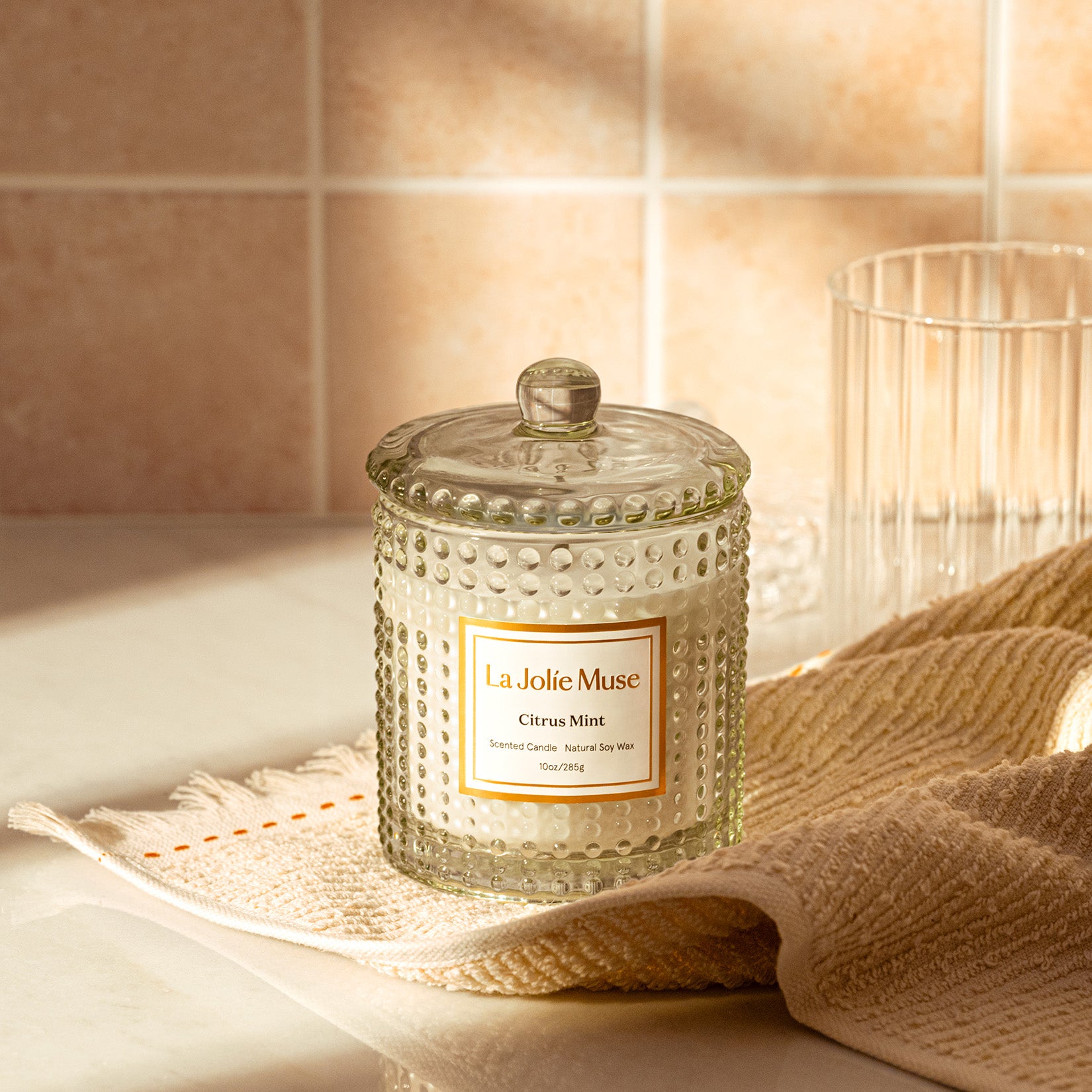 Marvella - Citrus Mint 10oz Candle Candles 3_12_f45d8db5-7f48-49b7-bdeb-2e89ce99b4f0 La Jolie Muse