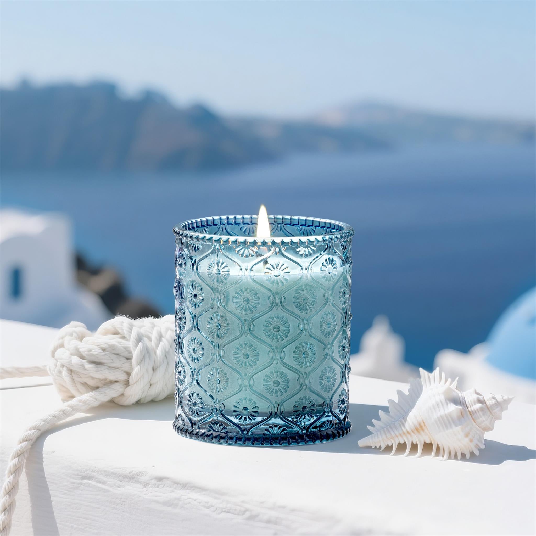 Maelyn - Santorini Salt Air 6oz Candle Candles 3_13_7cac4157-bbe7-40d3-84bb-487bcf9c029e La Jolie Muse