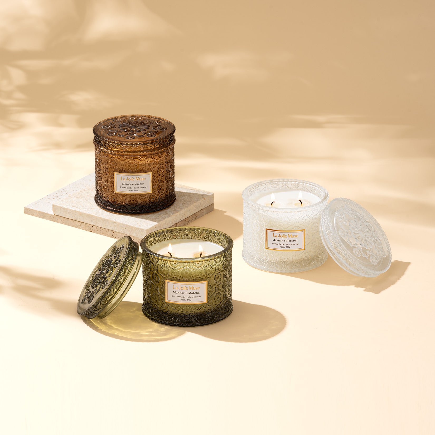 Maelyn - Jasmine Blossom 12oz Candle Candles 4_19_9478a6b0-af47-4fc6-ac59-e1ce1e4db251 La Jolie Muse