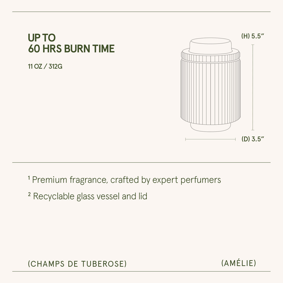 Amélie – Champs de Tuberose Candle Amelie_ChampsdeTuberose_PDP_11oz_6 La Jolie Muse