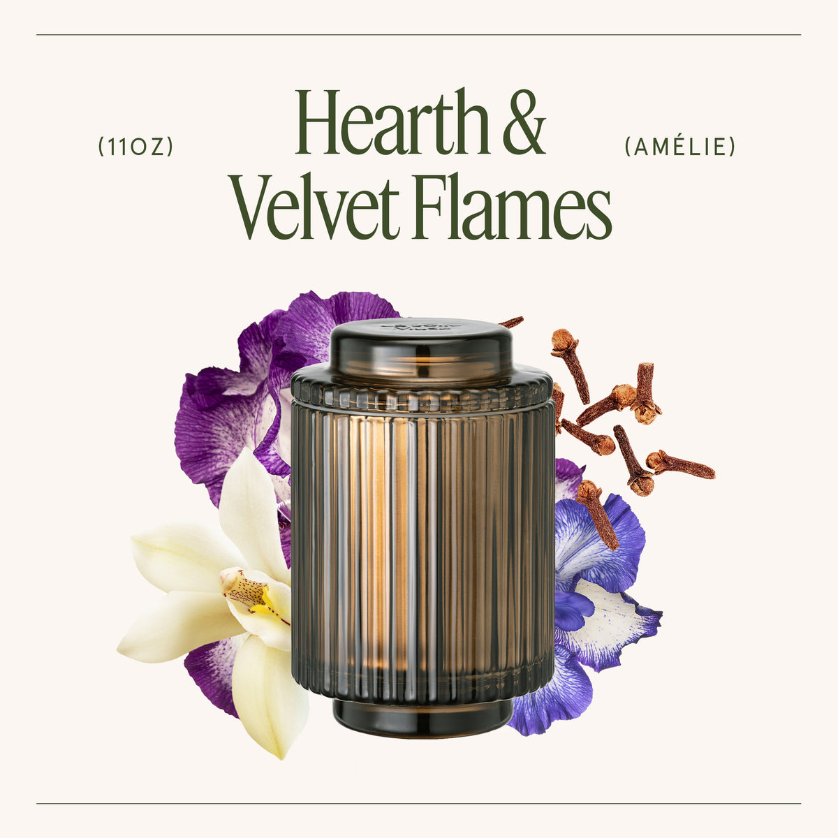 Amélie – Hearth & Velvet Flames 11oz Candle Amelie_HearthVelvetFlames_PDP_11oz_3 La Jolie Muse
