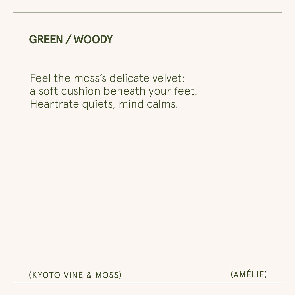 Amélie– Kyoto Vine & Moss Candle Amelie_KyotoVineMoss_PDP_11oz_7 La Jolie Muse