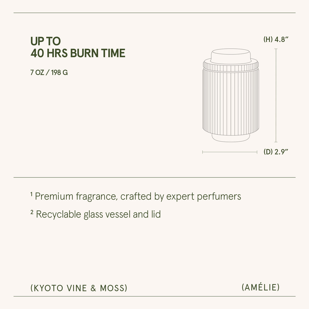 Amélie– Kyoto Vine & Moss Candle Amelie_KyotoVineMoss_PDP_7oz_6 La Jolie Muse