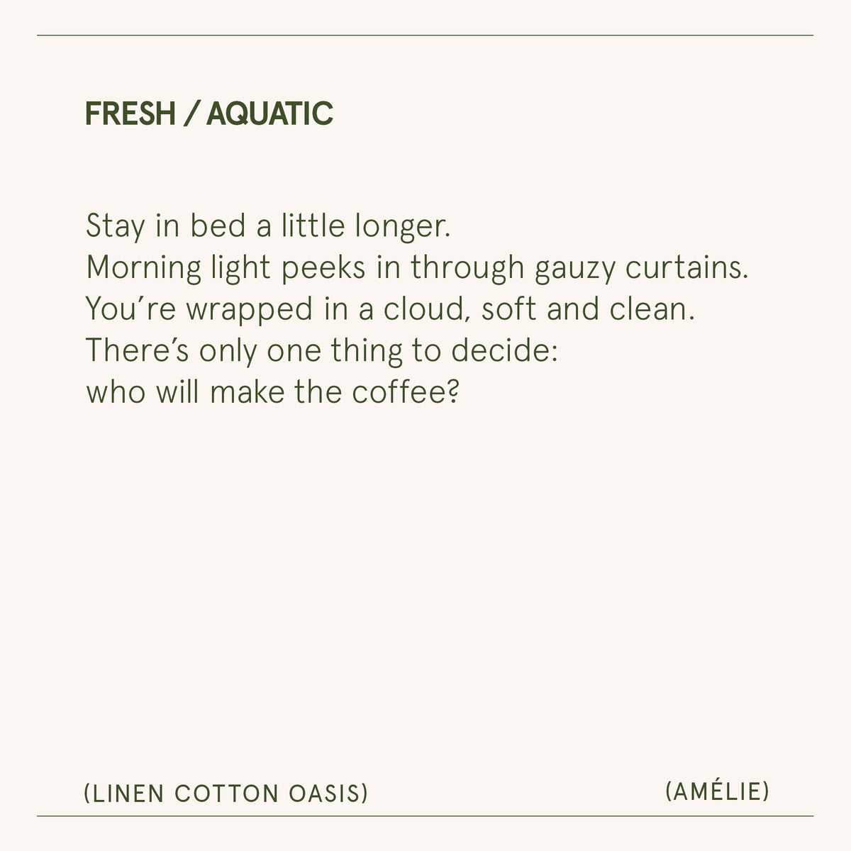Amélie – Linen Cotton Oasis Candle Amelie_LinenCottonOasis_PDP_11oz_7 La Jolie Muse