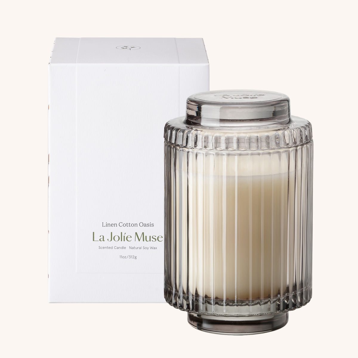 Amélie – Linen Cotton Oasis Candle Amelie_LinenCottonOasis_PDP_11oz_box La Jolie Muse