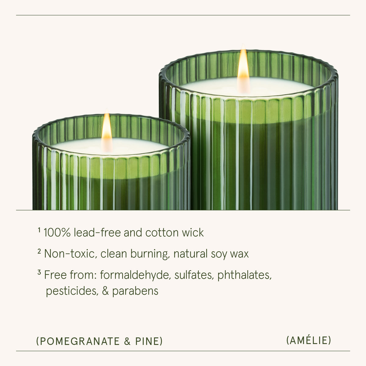 Amélie – Pomegranate & Pine Candle Amelie_PomegranatePine_PDP_19oz_4 La Jolie Muse