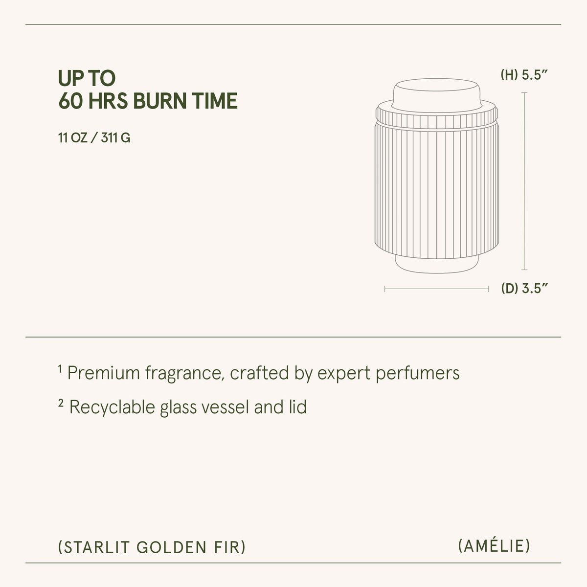 Amélie – Starlit Golden Fir 11oz Candle Amelie_StarlitGoldenFir_PDP_11oz_6_d8081ae7-b19a-4785-9ede-8674c15b3d4f La Jolie Muse