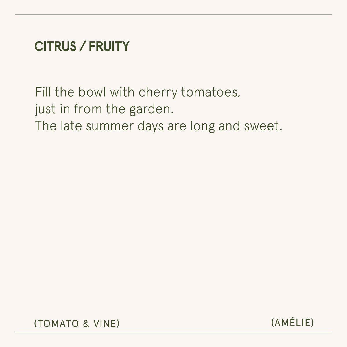 Amélie – Tomato & Vine Candle Amelie_TomatoVine_PDP_11oz_7 La Jolie Muse
