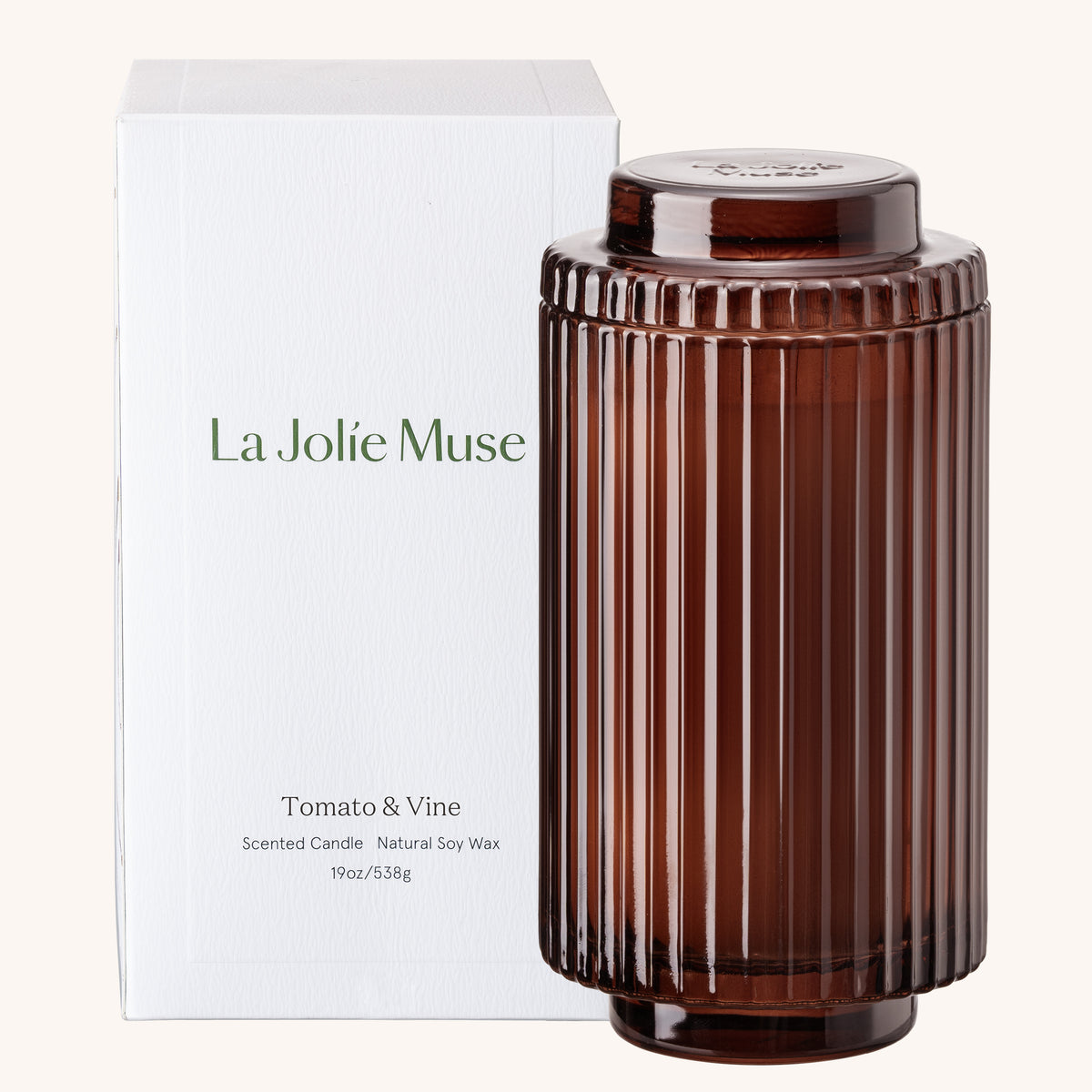 Amélie – Tomato & Vine Candle Amelie_TomatoVine_PDP_19oz_box La Jolie Muse