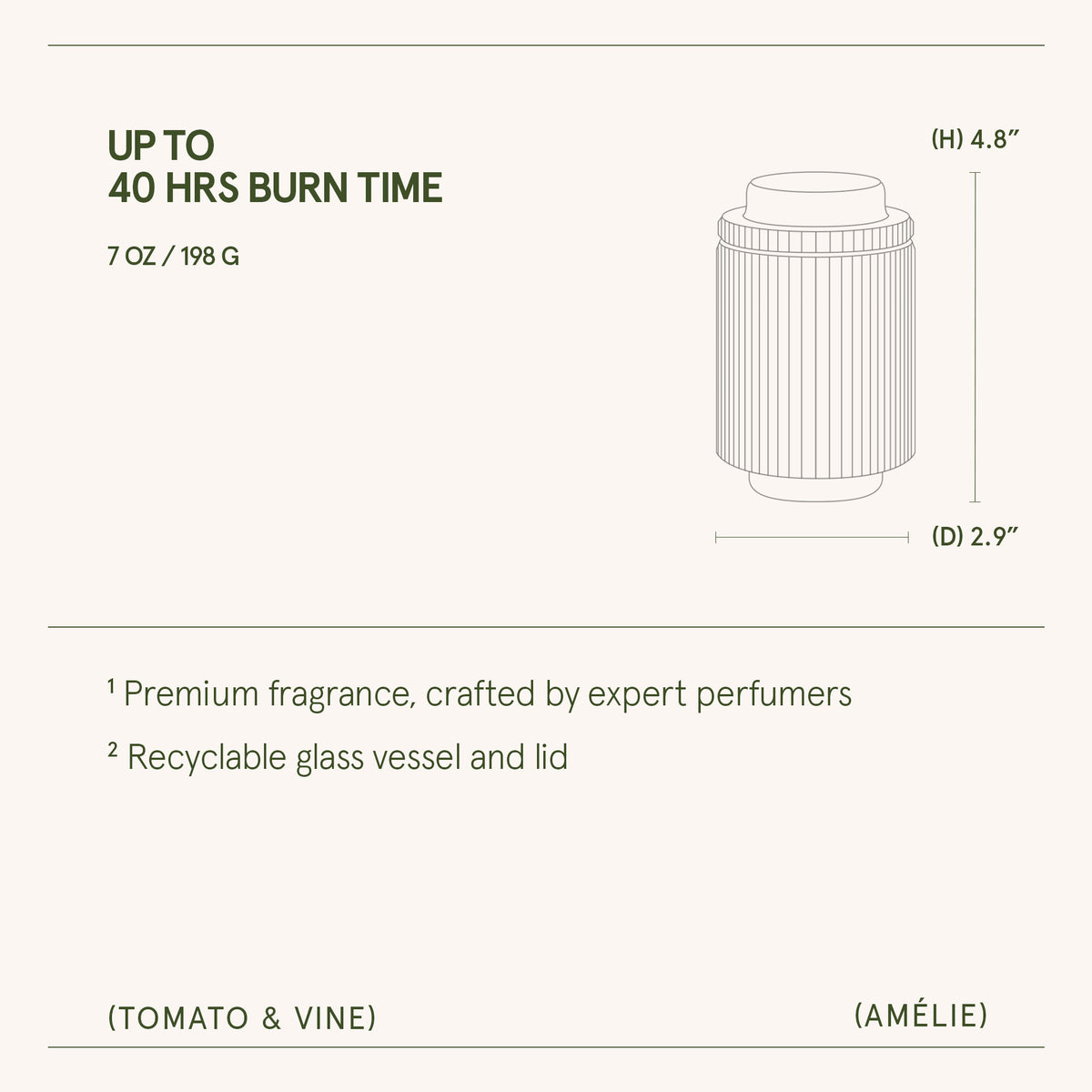 Amélie – Tomato & Vine Candle Amelie_TomatoVine_PDP_7oz_6 La Jolie Muse