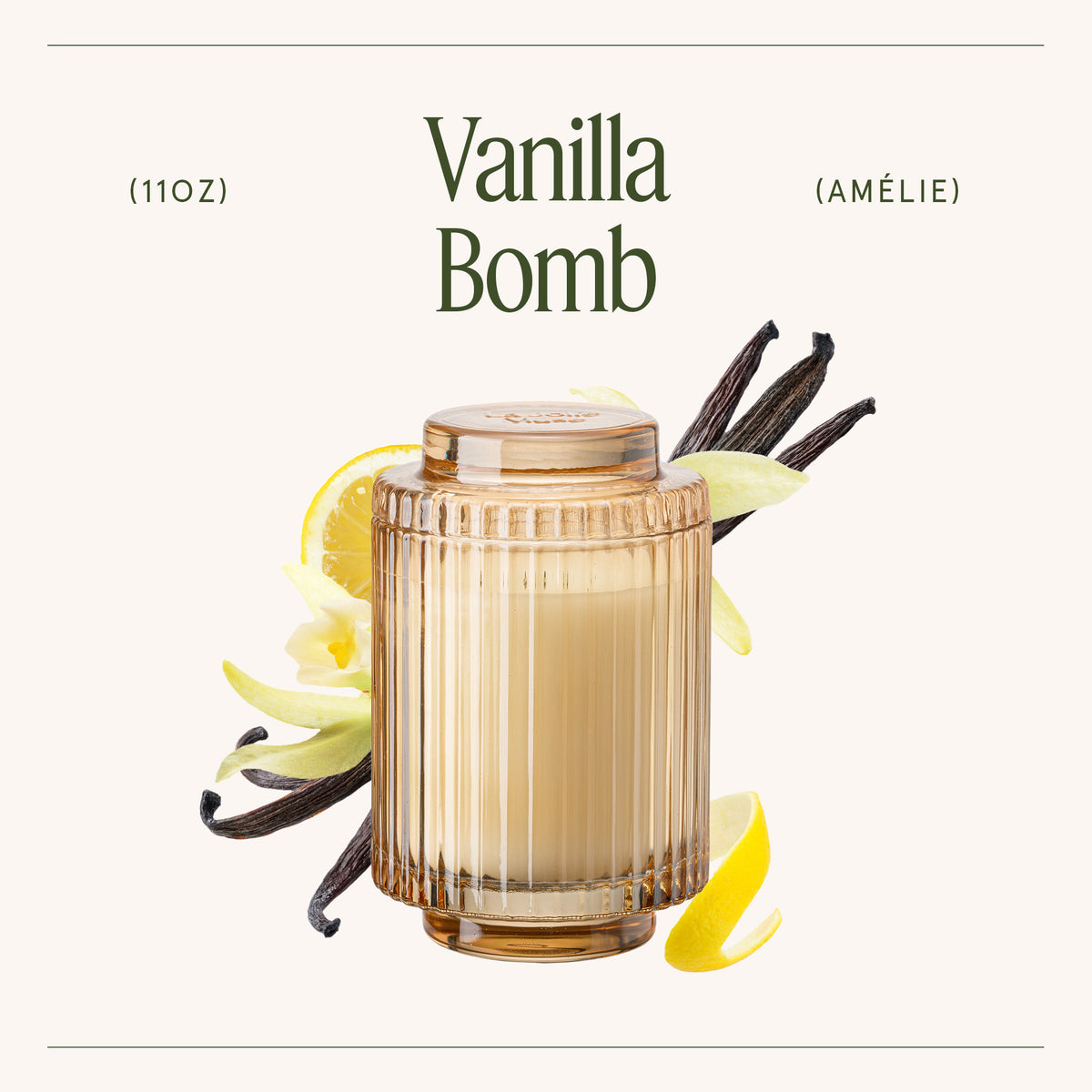 Amélie – Vanilla Bomb Candle Amelie_VanillaBomb_PDP_11oz_3 La Jolie Muse