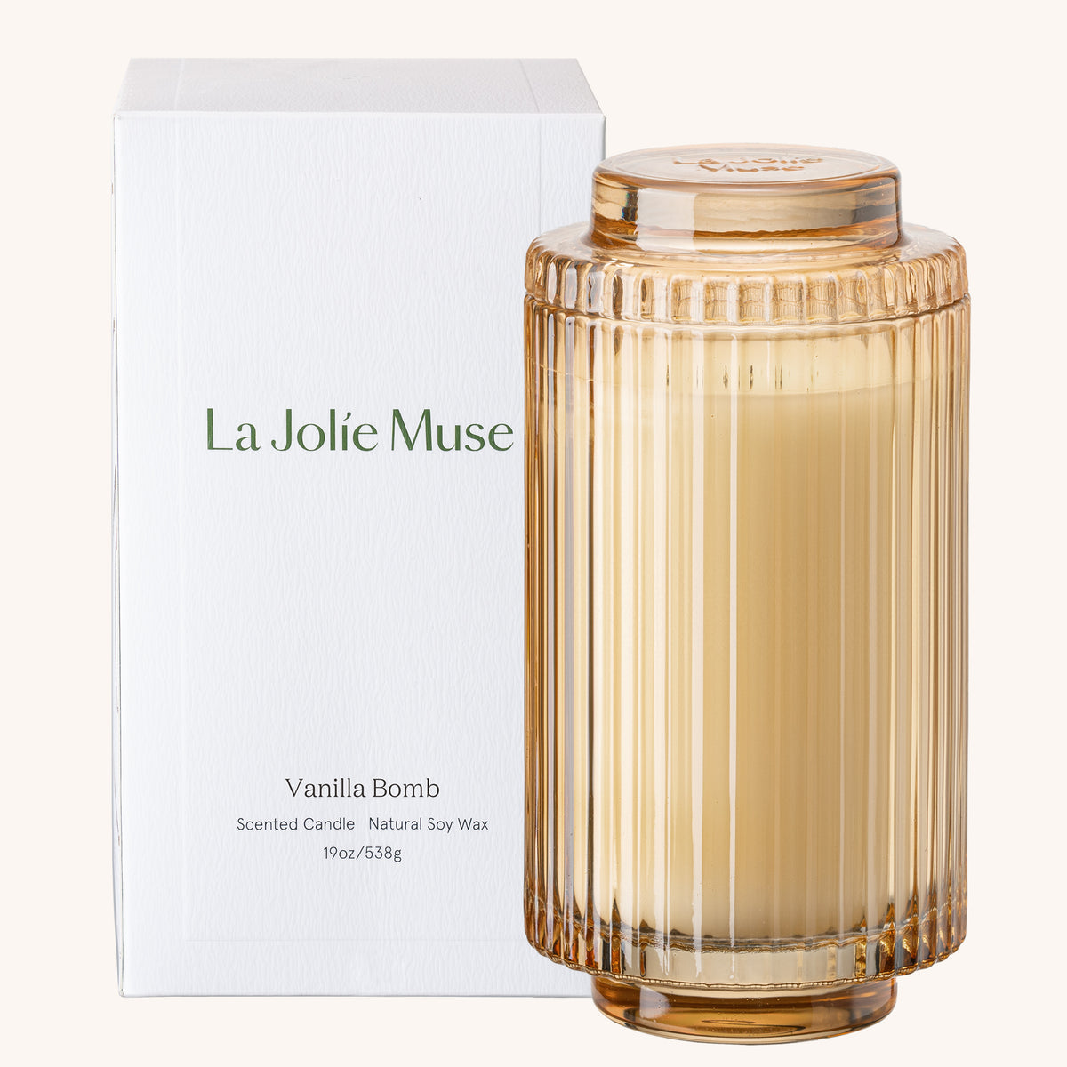 Amélie – Vanilla Bomb Candle Amelie_VanillaBomb_PDP_19oz_box La Jolie Muse