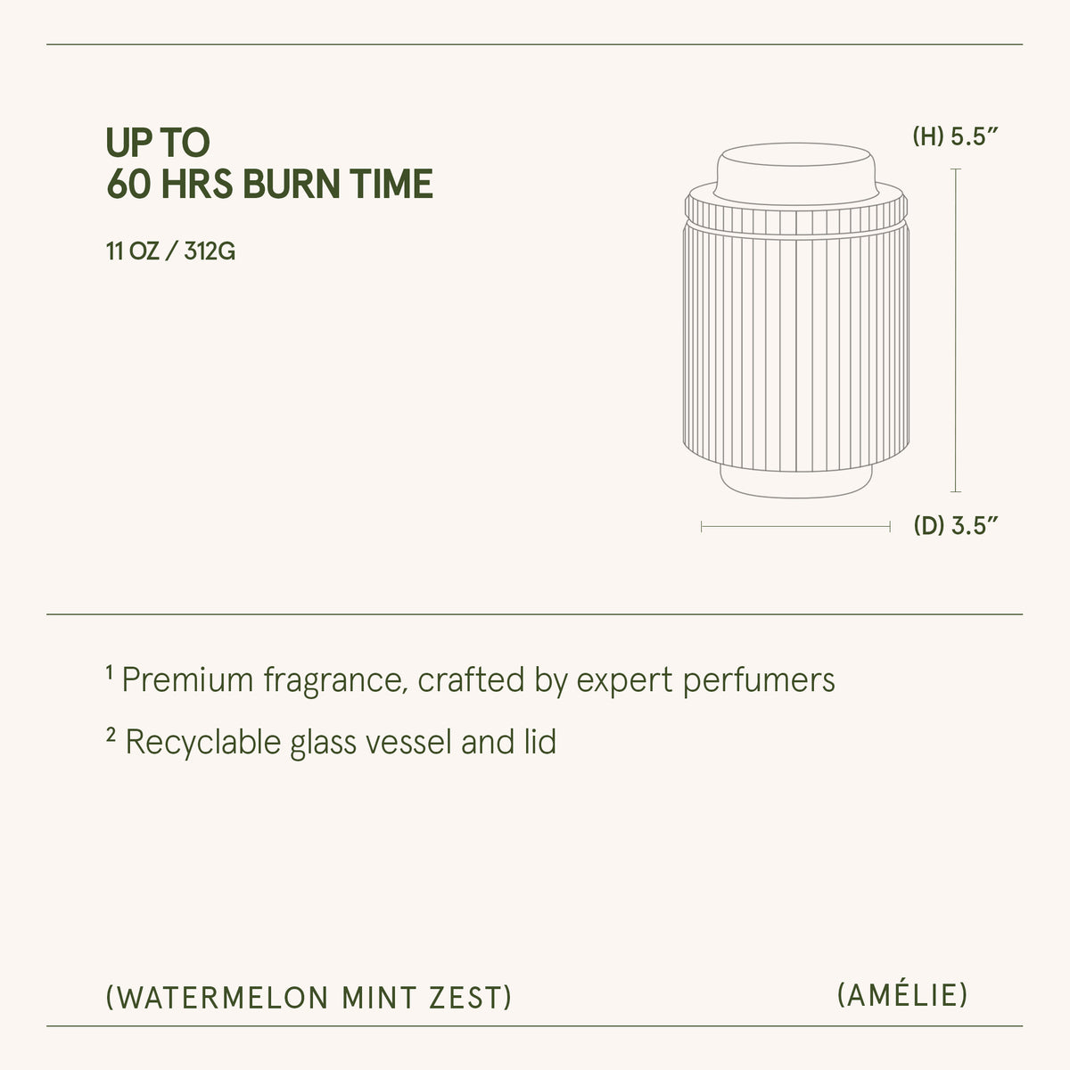 Amélie – Watermelon Mint Zest Candle Amelie_WatermelonMintZest_PDP_11oz_6 La Jolie Muse
