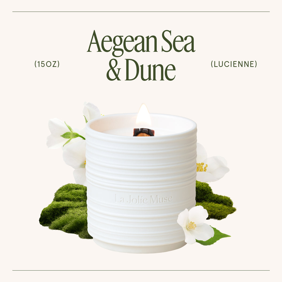 Lucienne - Aegean Sea & Dune Candle Lucienne_AegeanSeaDune_PDP_15oz_3 La Jolie Muse