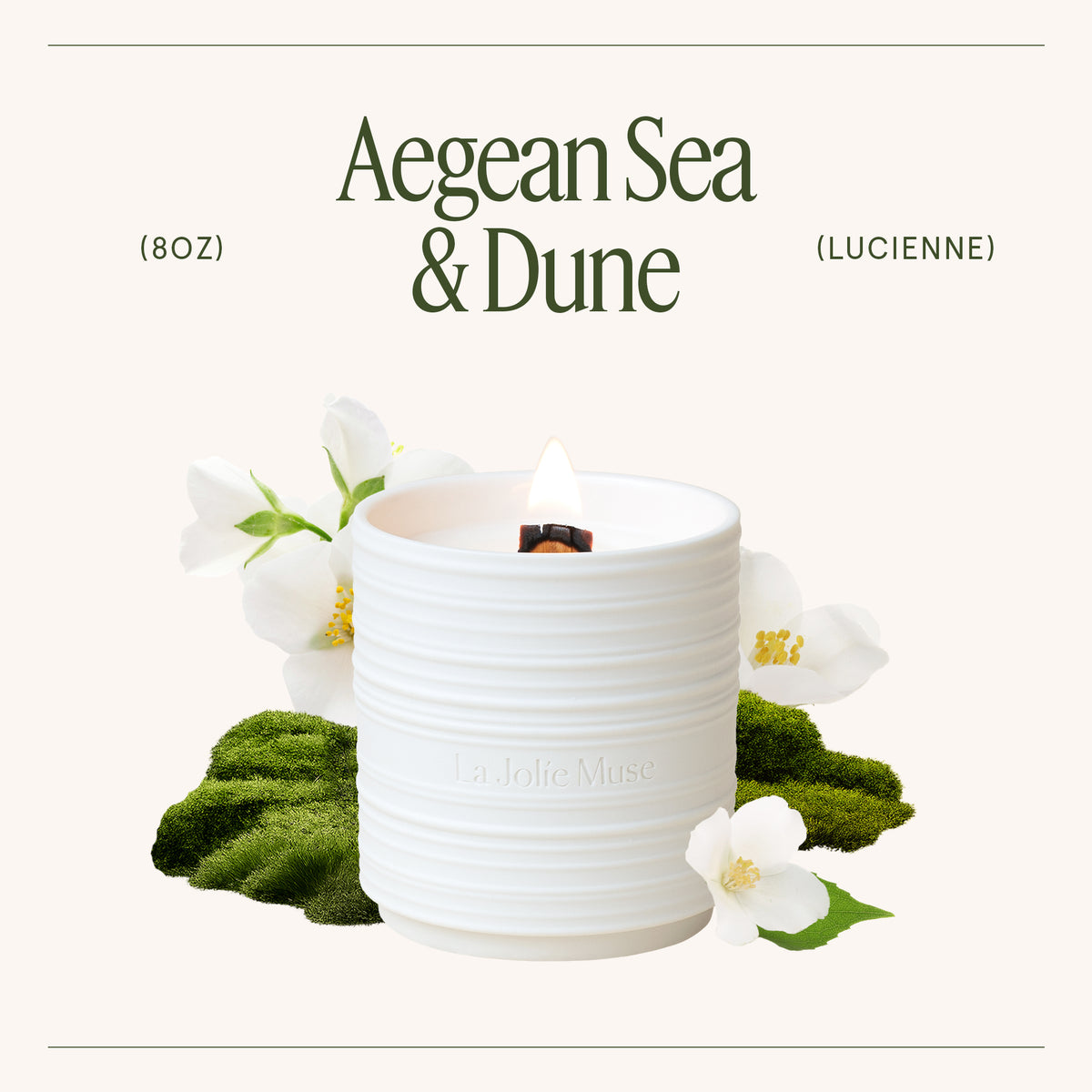 Lucienne - Aegean Sea & Dune Candle Lucienne_AegeanSea_Dune_PDP_8oz_3 La Jolie Muse