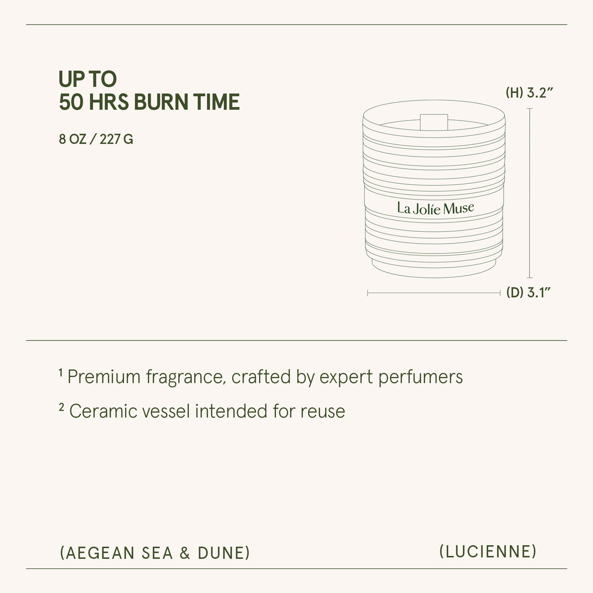 Lucienne - Aegean Sea & Dune Candle Lucienne_AegeanSea_Dune_PDP_8oz_6 La Jolie Muse