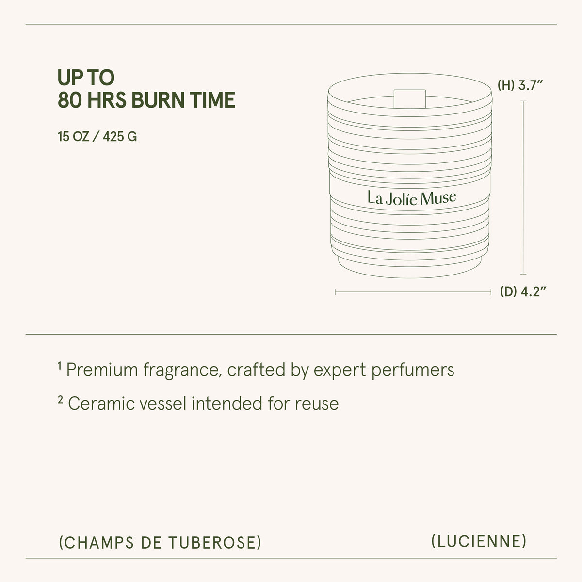 Lucienne - Champs de Tuberose Candle Lucienne_ChampsdeTuberose_PDP_15oz_6_1974ab8a-b478-4873-a821-aa68fadcbfa1 La Jolie Muse