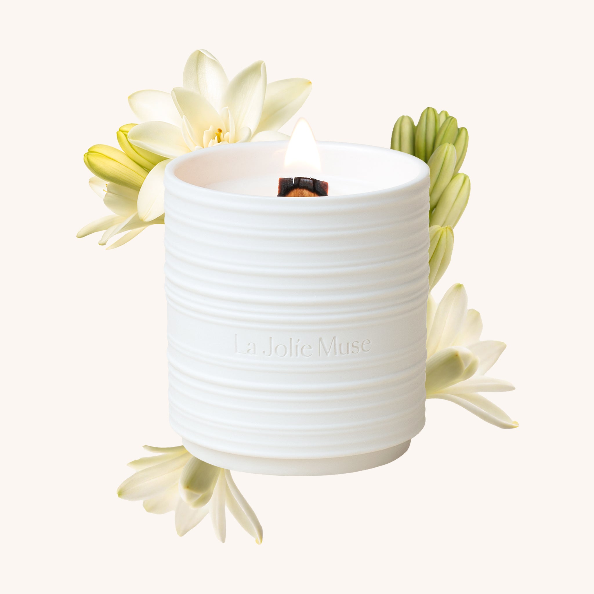 Lucienne - Champs de Tuberose Candle Lucienne_ChampsdeTuberose_PDP_8oz_hover LA JOLIE MUSE
