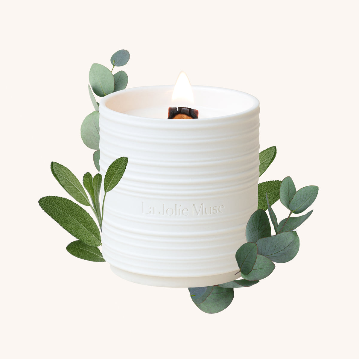 Lucienne - Eucalyptus & Alpine Sage Candle Lucienne_EucalyptusAlpine_PDP_8oz_hover La Jolie Muse