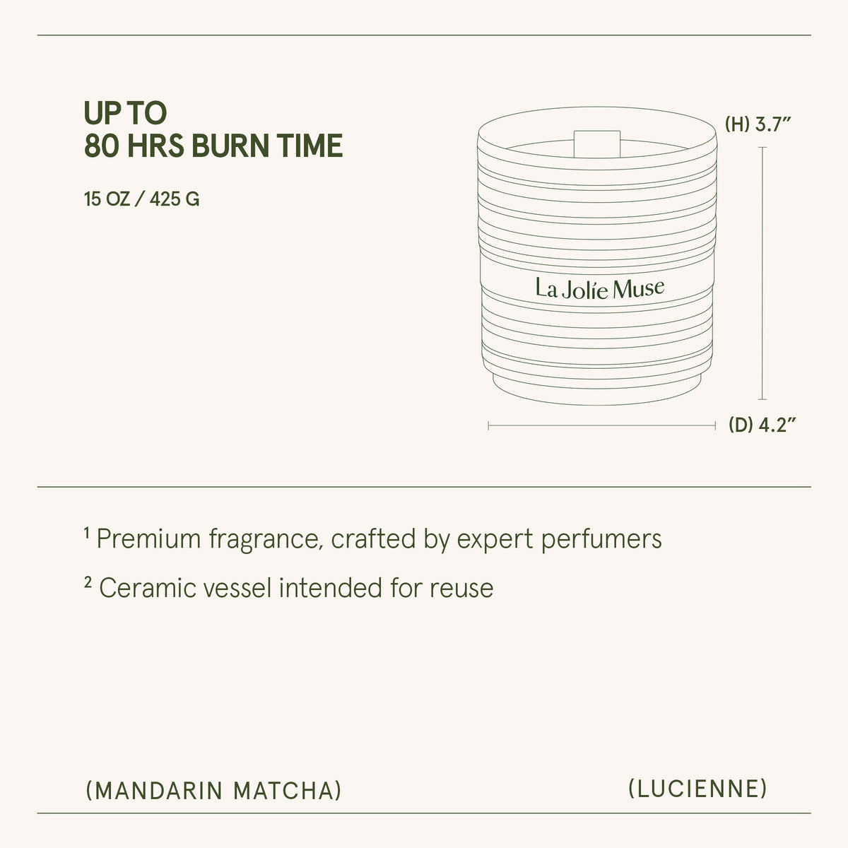 Lucienne - Mandarin Matcha Candle Lucienne_MandarinMatcha_PDP_15oz_6_041da519-9e1e-4b2d-adfe-05aefbb425b1 La Jolie Muse