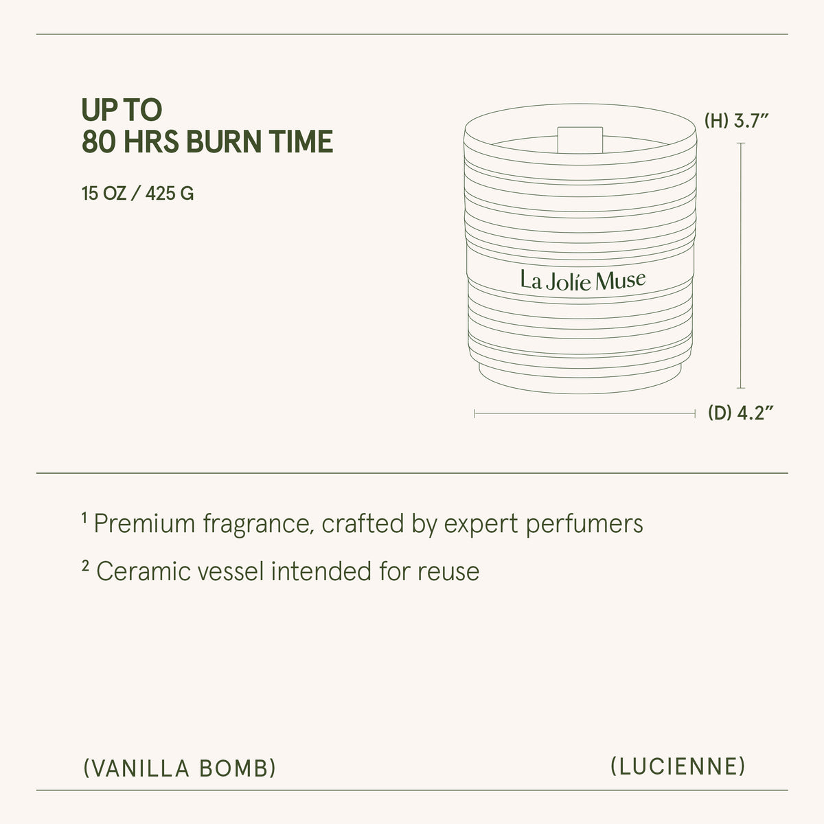 Lucienne - Vanilla Bomb Candle Lucienne_VanillaBomb_PDP_15oz_6_342ffff4-8d37-4835-b721-3f8c85b5d2c5 La Jolie Muse