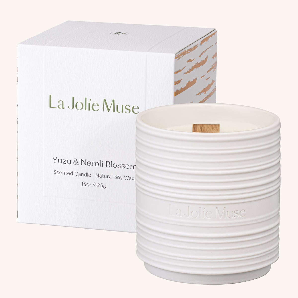 Lucienne - Yuzu & Neroli Blossom Candle Lucienne_YuzuNeroliBlossom_PDP_15oz_box La Jolie Muse