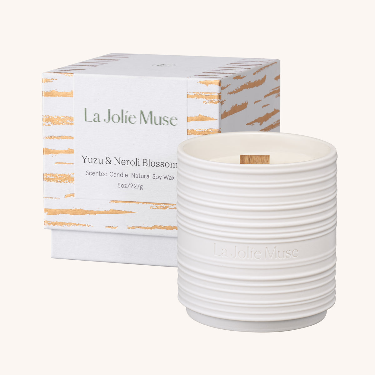 Lucienne - Yuzu & Neroli Blossom Candle Lucienne_YuzuNeroliBlossom_PDP_8oz_box La Jolie Muse