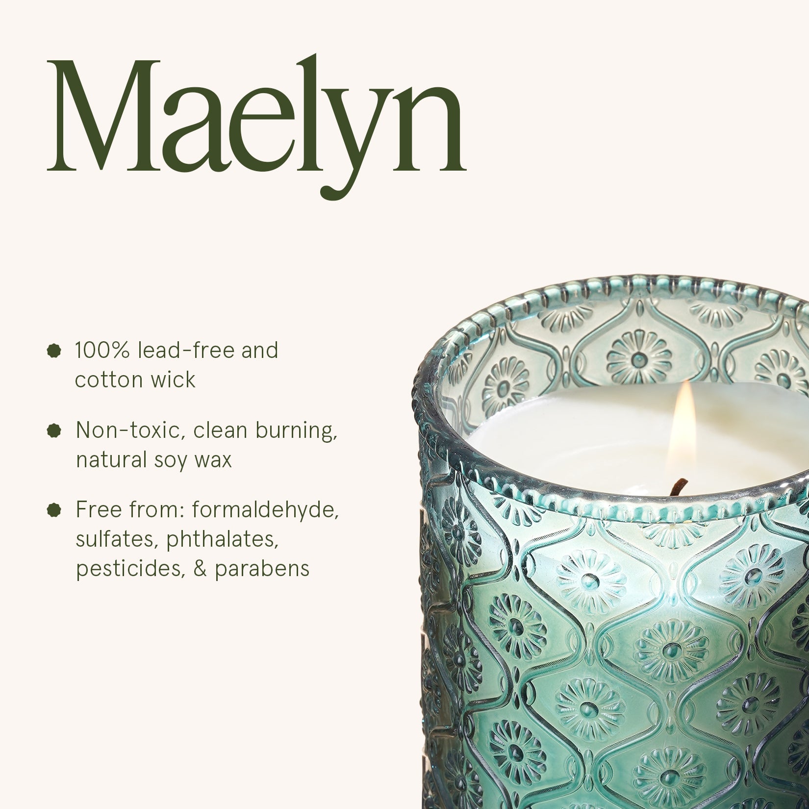 Maelyn - Geranium Vert Mint 6oz Candle Candles Maelyn_GeraniumVertMint_PDP_6oz_6 La Jolie Muse