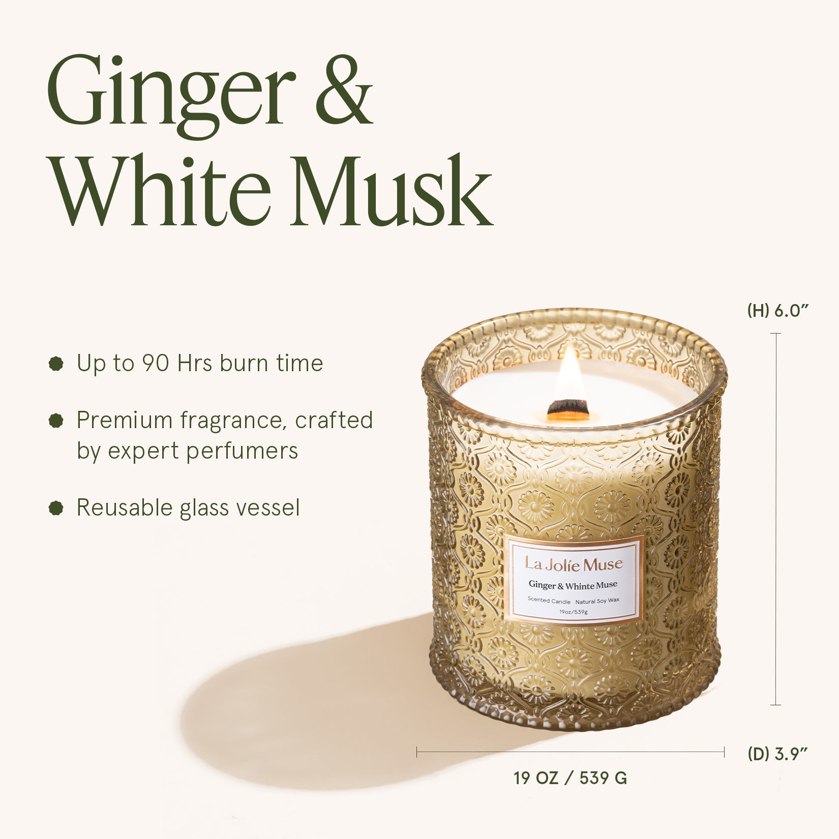 Maelyn - Ginger & White Musk 19oz Candle Candles Maelyn_GingerWhiteMusk_PDP_19oz_5 La Jolie Muse