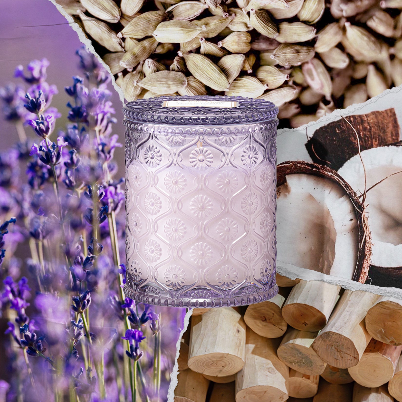 Maelyn Jardin de Lavender 6oz Candle Candles Maelyn_JardindeLavender_PDP_6oz_2 La Jolie Muse