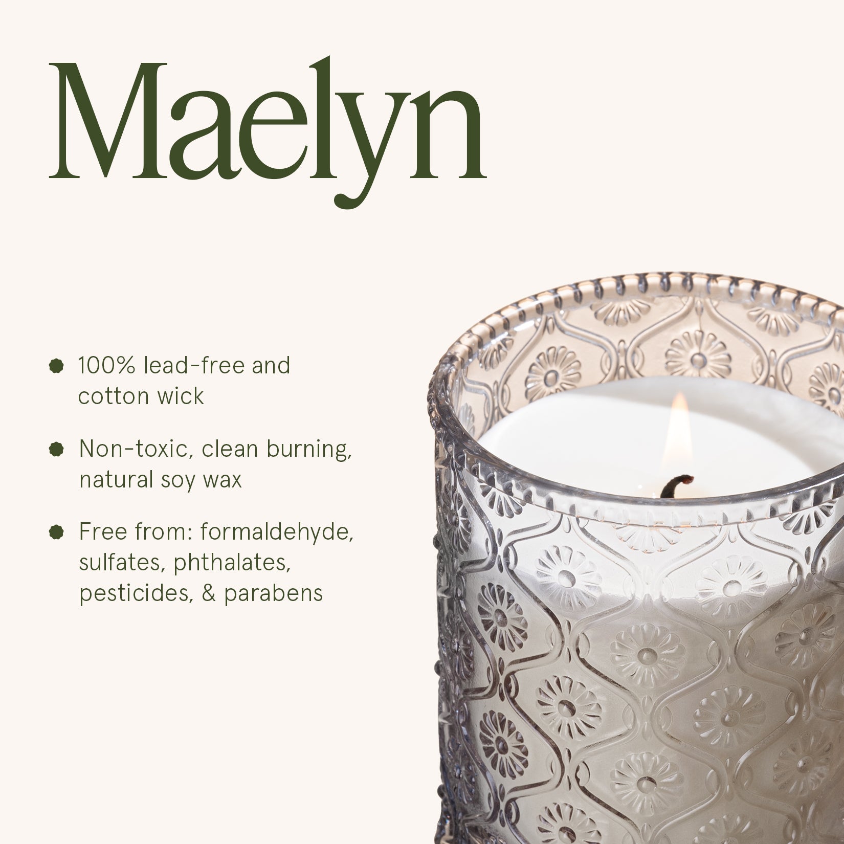 Maelyn - Linen Cotton Oasis 6oz Candle Candles Maelyn_LinenCottonOasis_PDP_6oz_6 La Jolie Muse