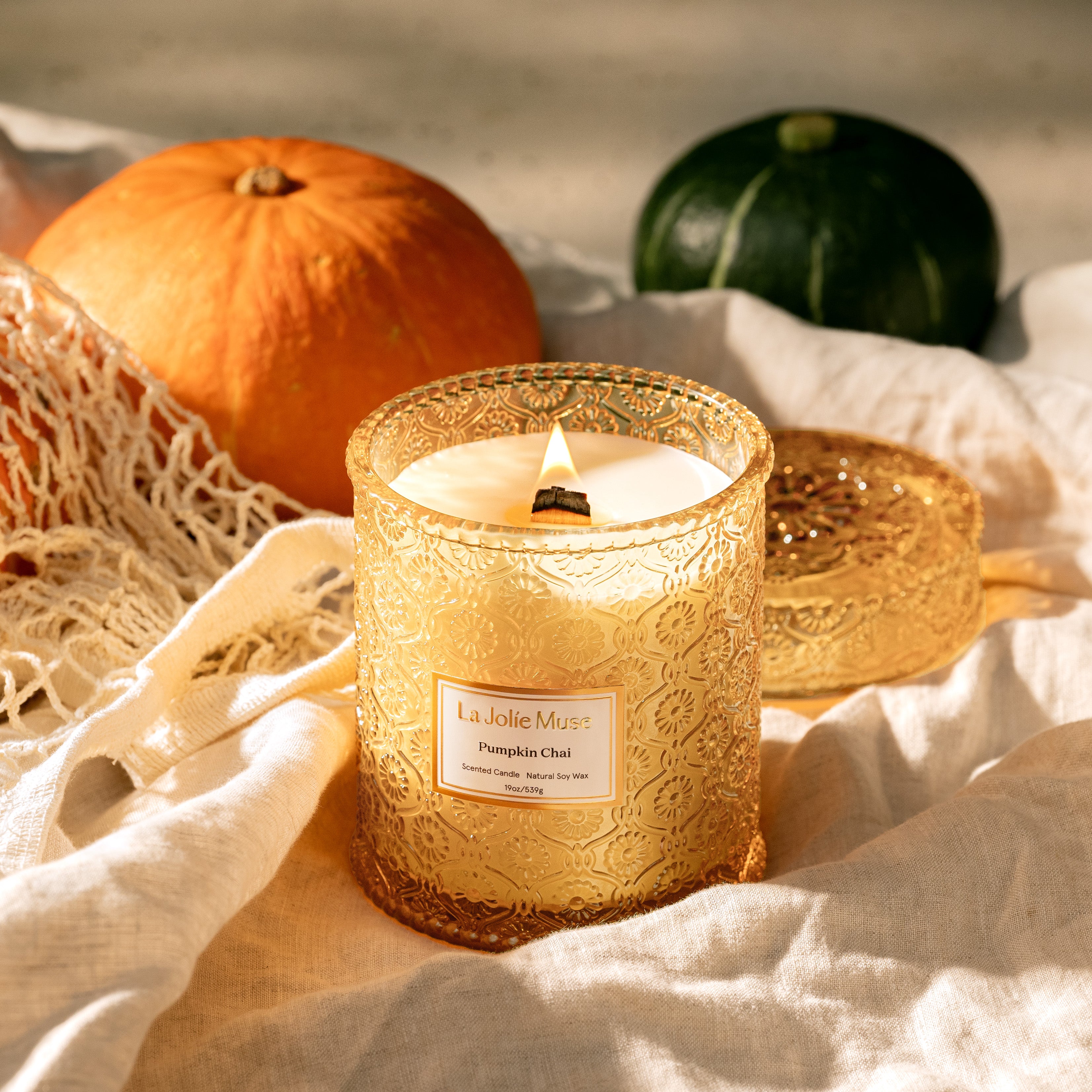 Maelyn - Pumpkin Chai 19oz Candle Candles Maelyn_PumpkinChai_PDP_19oz_3 La Jolie Muse