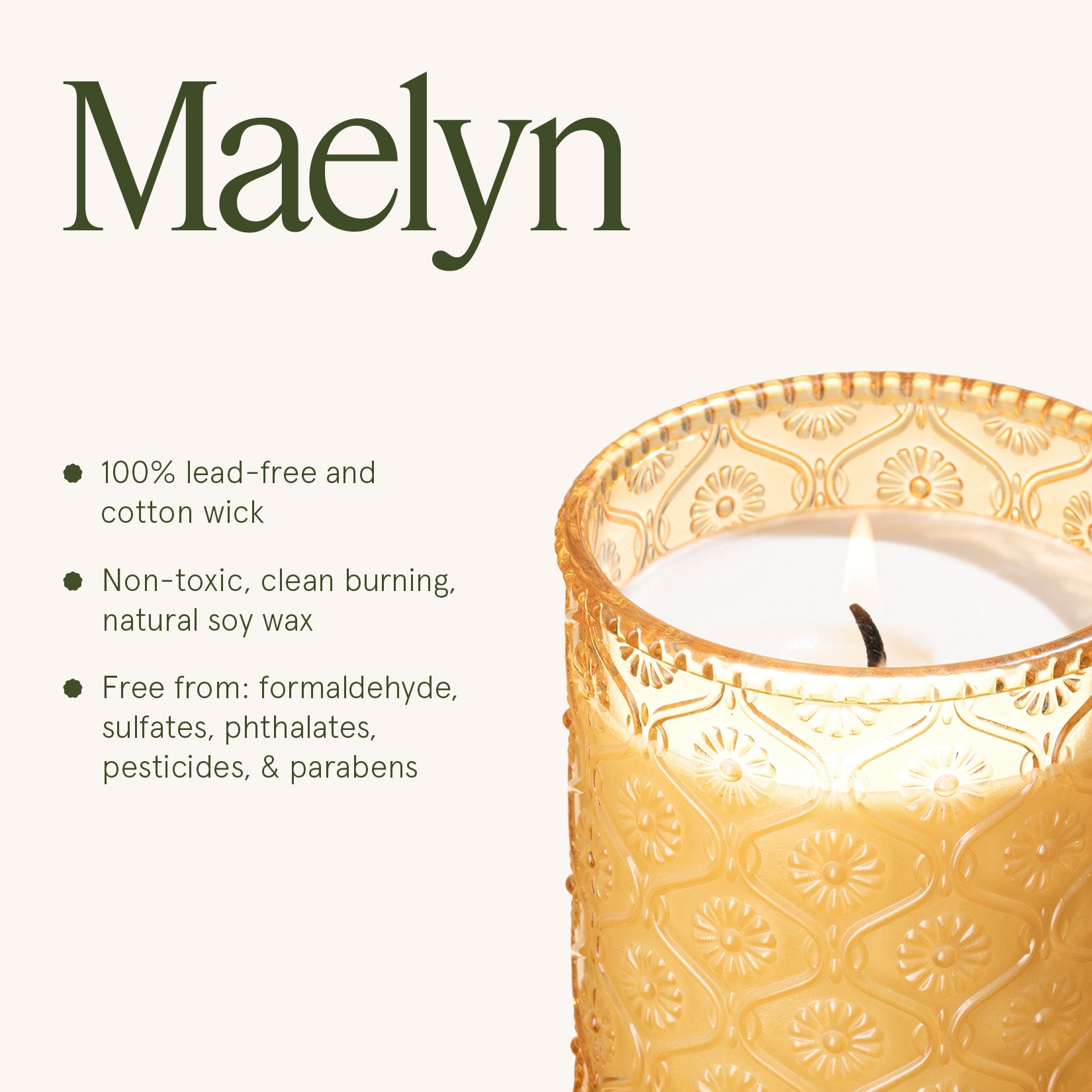 Maelyn - Pumpkin Chai 6oz Candle Candles Maelyn_PumpkinChai_PDP_6oz_6 La Jolie Muse