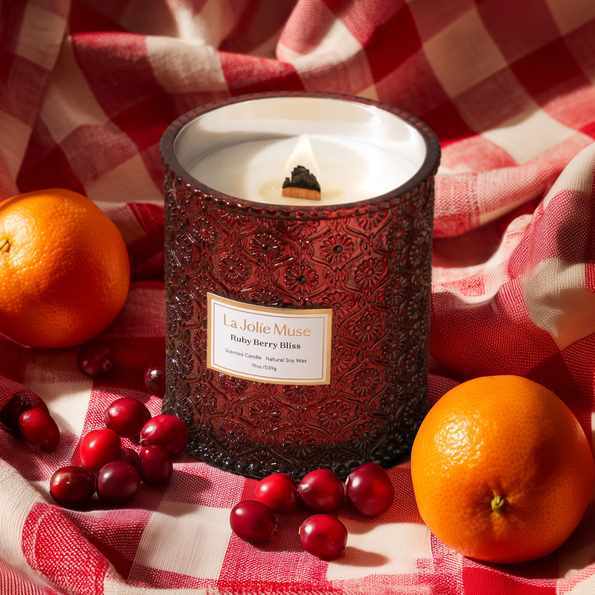 Maelyn - Ruby Berry Bliss 19oz Candle Candles Maelyn_RubyBerryBliss_PDP_19oz_3.1_Daily La Jolie Muse