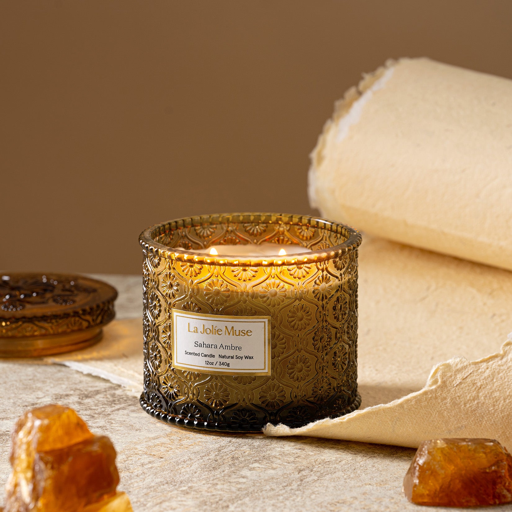 Maelyn - Sahara Ambre 12oz Candle Candles Maelyn_SaharaAmbre_PDP_12oz_3 La Jolie Muse