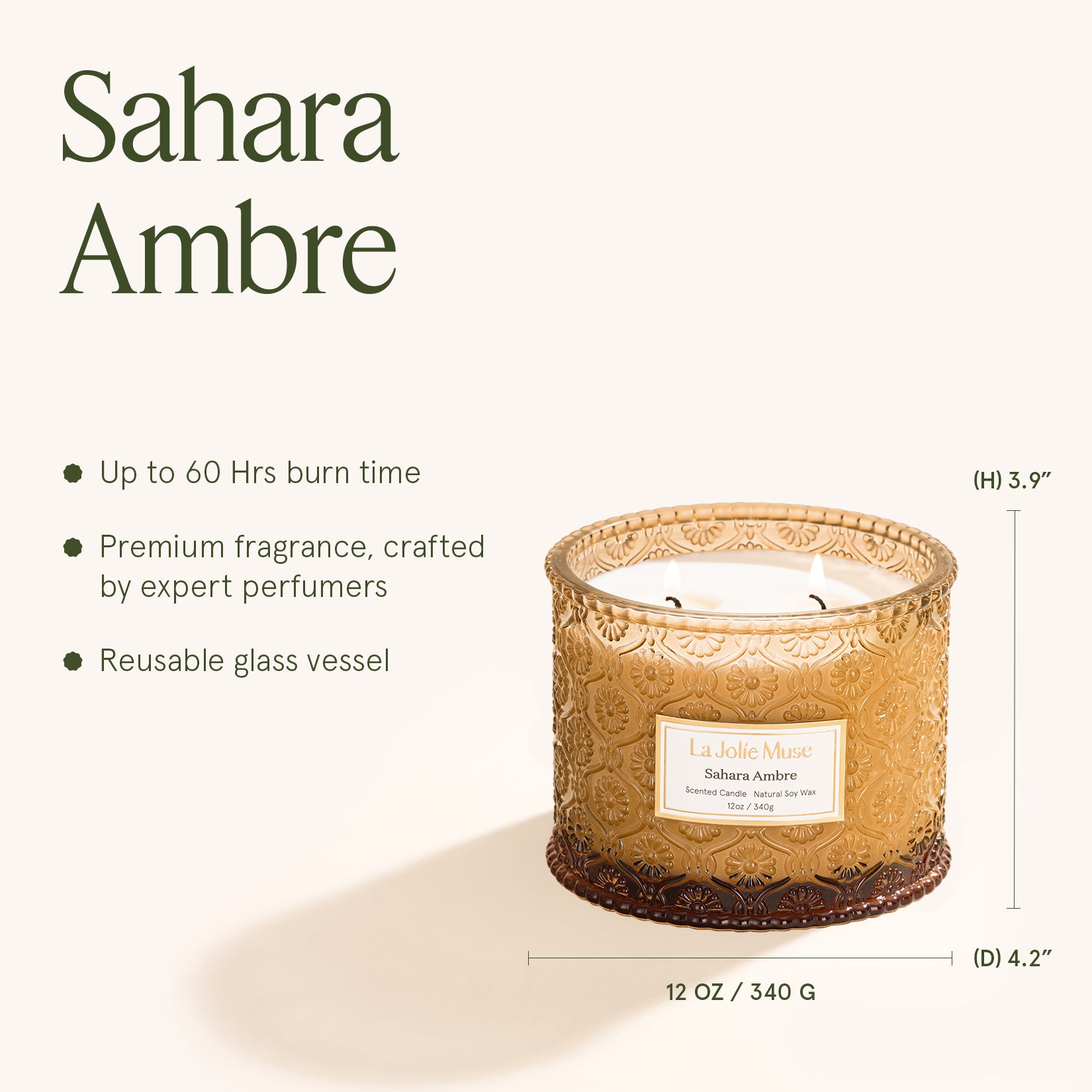 Maelyn - Sahara Ambre 12oz Candle Candles Maelyn_SaharaAmbre_PDP_12oz_5 La Jolie Muse