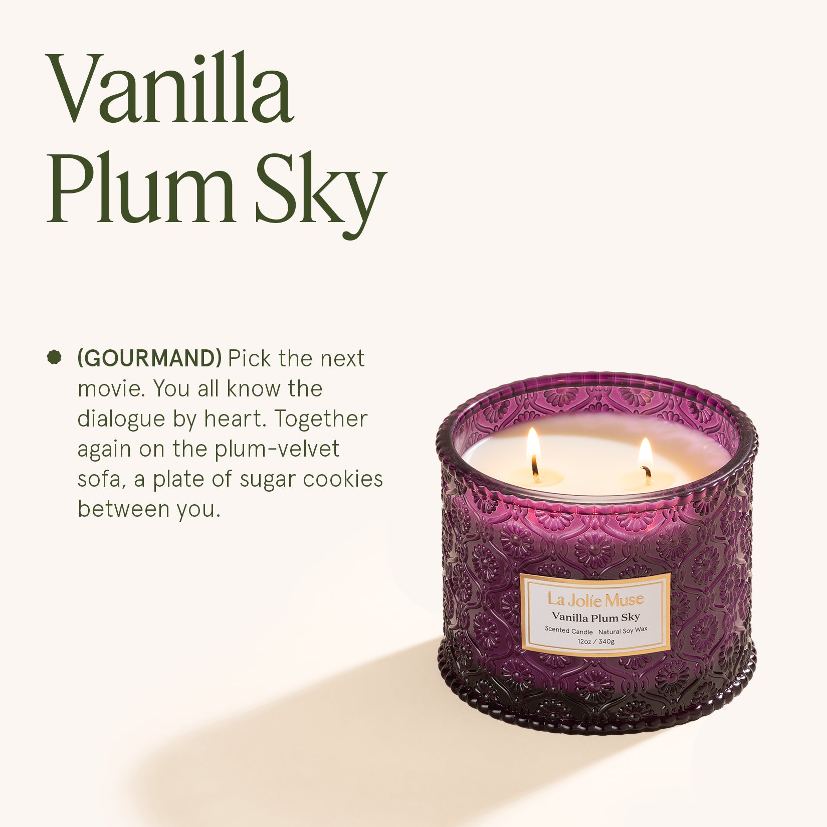 Maelyn - Vanilla Plum Sky 12oz Candle Candles Maelyn_VanillaPlumSky_PDP_12oz_6 La Jolie Muse
