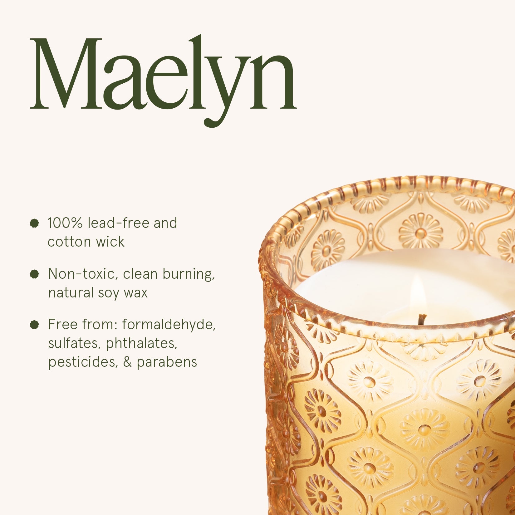 Maelyn - Yuzu & Neroli Blossom 6oz Candle Candles Maelyn_YuzuNeroliBlossom_PDP_6oz_6 La Jolie Muse