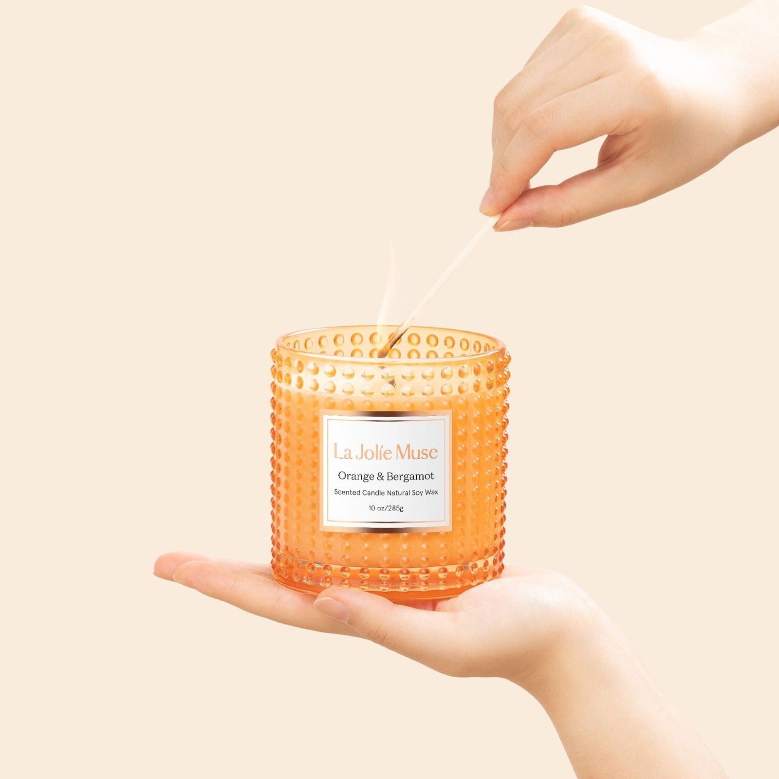 Marvella - Orange& Bergamot 10oz Candle Candles Marvella_-_Orange_Bergamot_10oz_Candle-5655048 La Jolie Muse