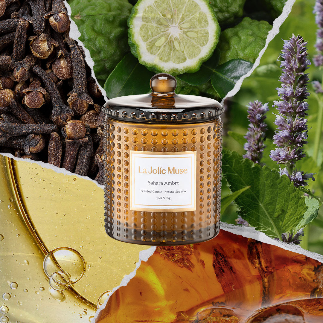 Marvella - Sahara Ambre 10oz Candle Candles Marvella_SaharaAmbre_PDP_10oz_2 La Jolie Muse