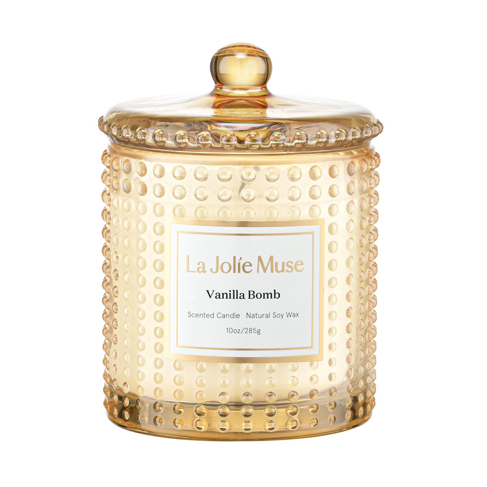 Marvella - Vanilla Bomb 10oz Candle Candles Marvella_VanillaBomb_PDP_10oz_1 La Jolie Muse
