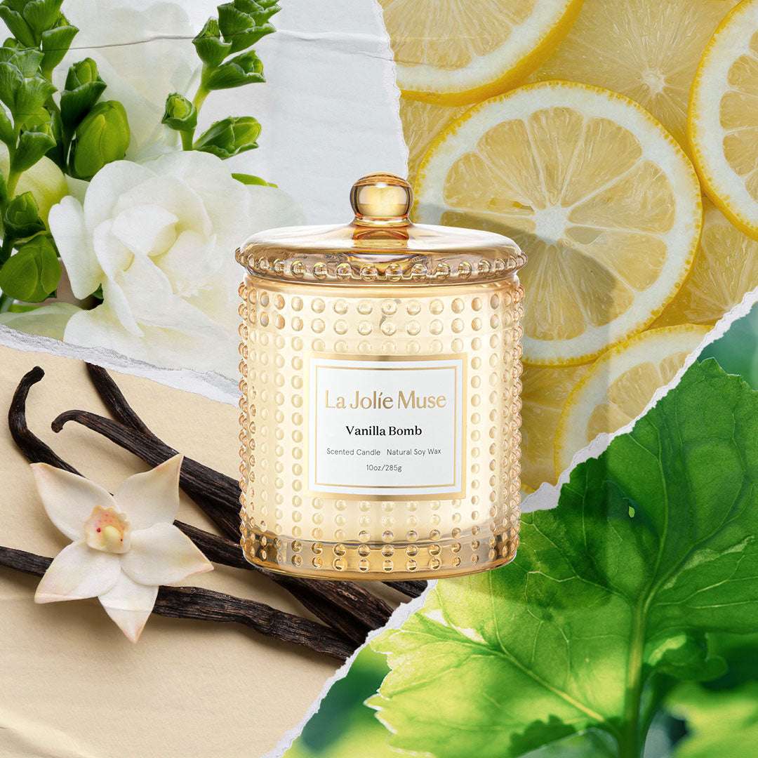 Marvella - Vanilla Bomb 10oz Candle Candles Marvella_VanillaBomb_PDP_10oz_2 La Jolie Muse
