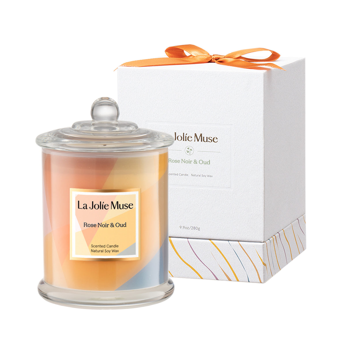 Roesia Zest - Rose Noir & Oud 9.9oz Candle Candles 1-white La Jolie Muse