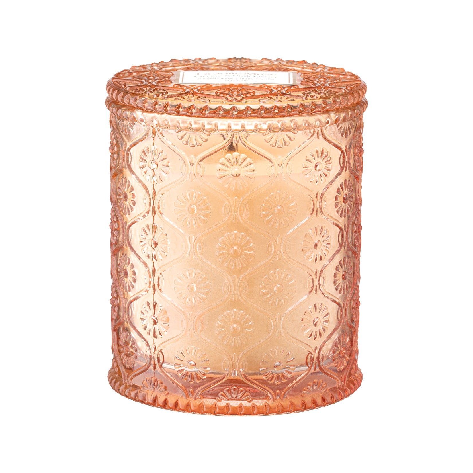 Maelyn - Citrine & Pink Peony 6oz Candle Candles 1_13_9ef9af7e-d87f-420c-bd94-a077697cdbdf La Jolie Muse
