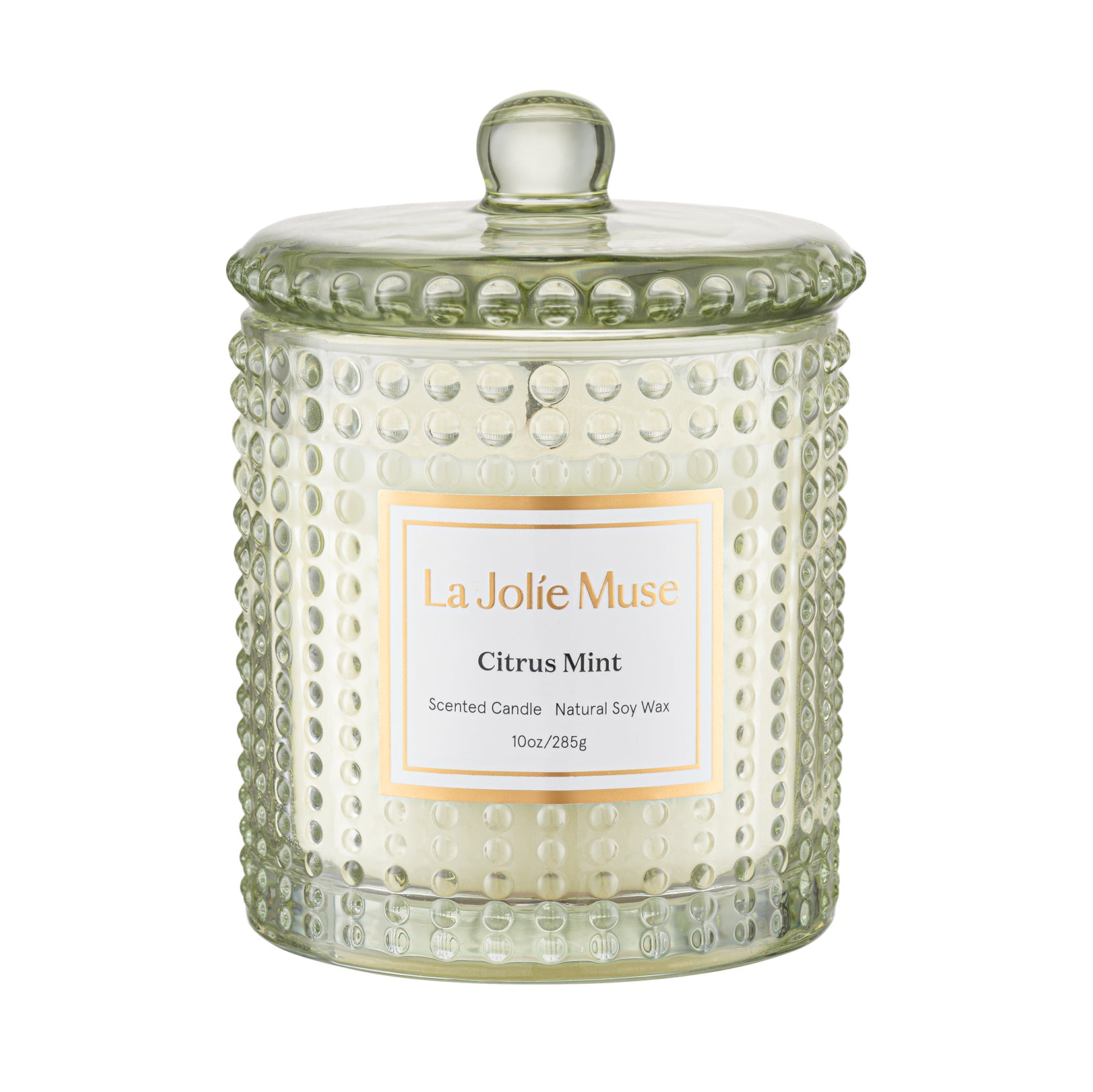 Marvella - Citrus Mint 10oz Candle Candles 1_14_b5fc25a4-e948-4afb-8dba-ee8eb811de3a La Jolie Muse