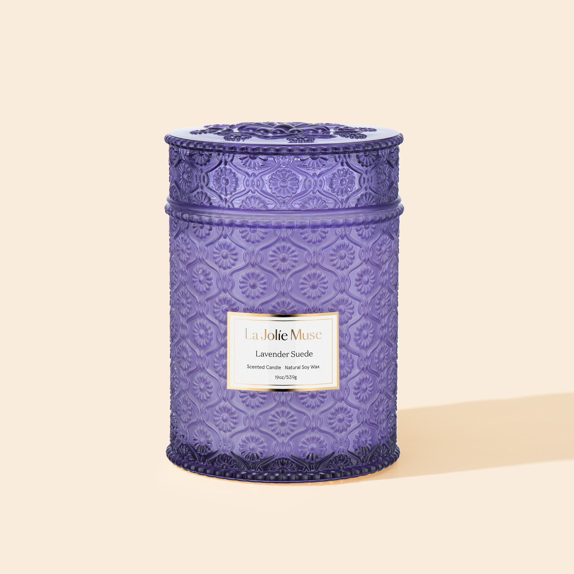 Maelyn - Lavender Suede 19oz Candle Candles 1_490fbc16-db88-48d3-9a0b-ddc2bc1b963e La Jolie Muse