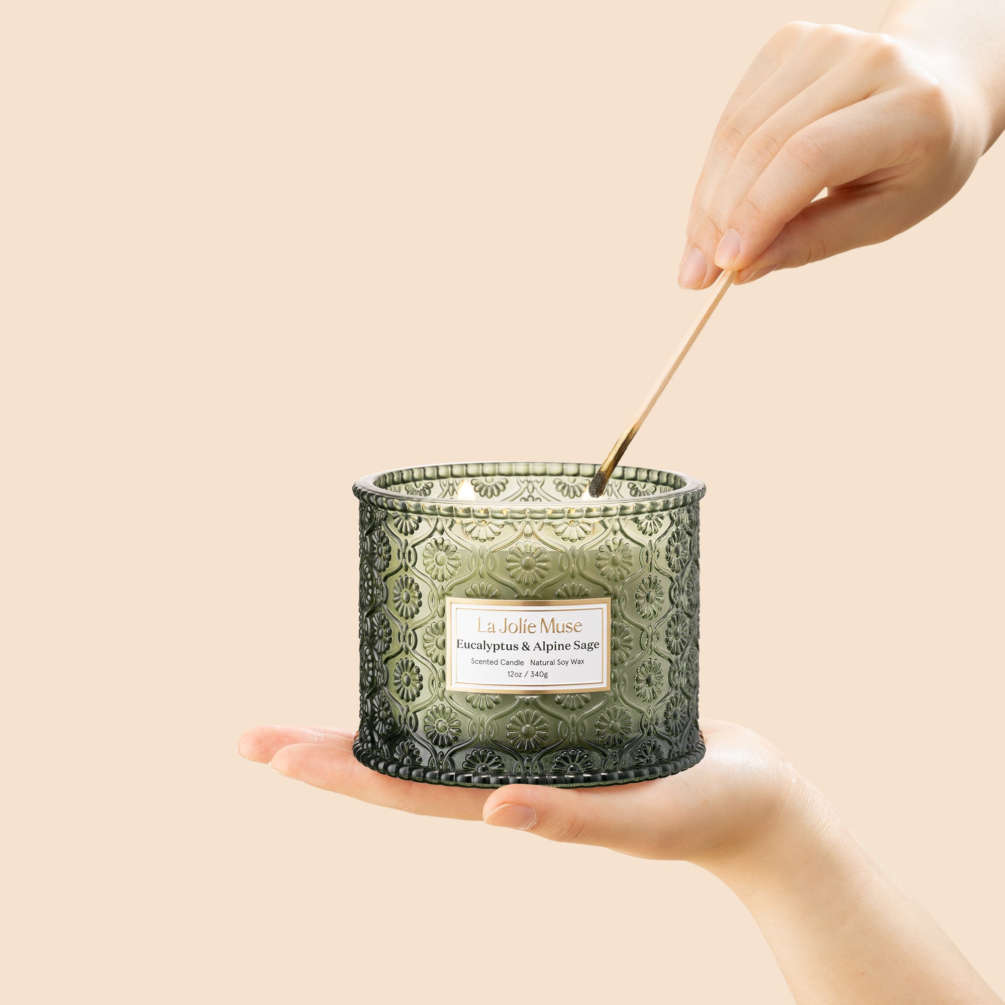Maelyn - Eucalyptus & Alpine Sage 12oz Candle