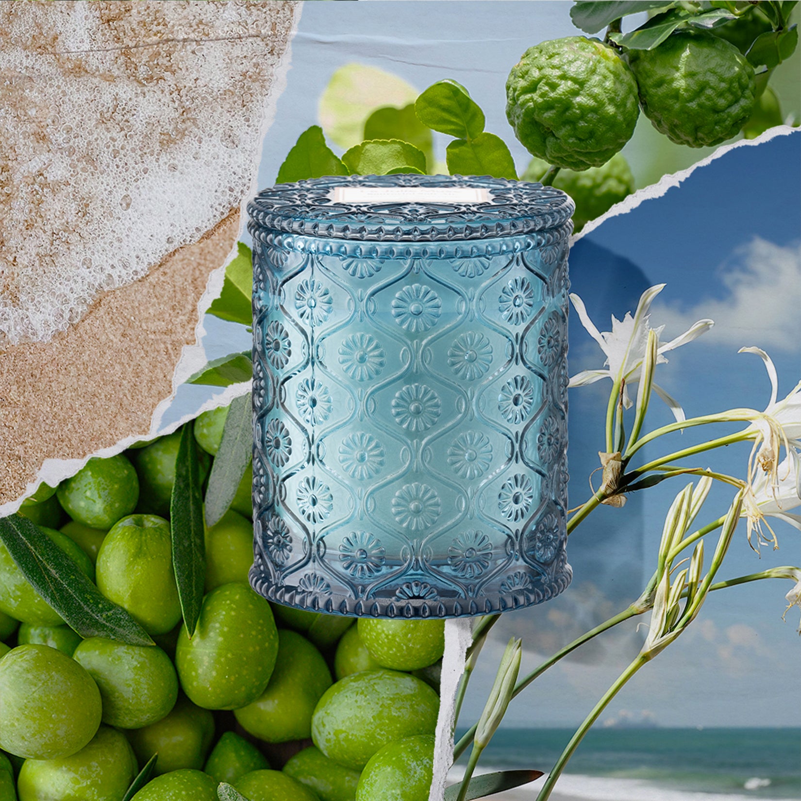 Maelyn - Santorini Salt Air 6oz Candle Candles 2_17_78a90d4c-be8b-4c02-b50a-a1df75632042 La Jolie Muse